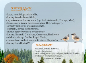 Akcja "Upominki dla leśnej rodzinki"